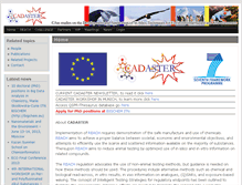 Tablet Screenshot of cadaster.eu